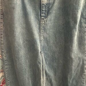 Universal Thread Blue Midi Pencil Skirt with Slit